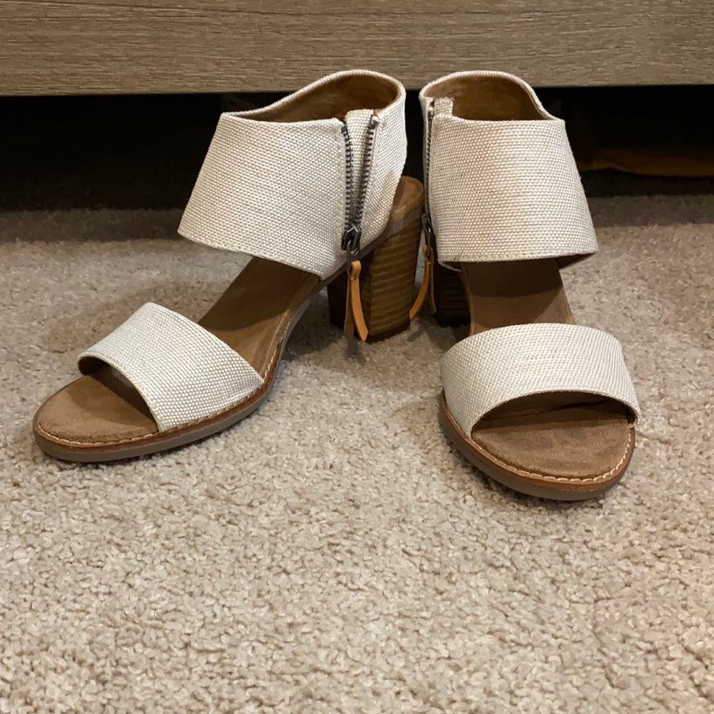 Toms Women’s Majorca Cutout Sandal Heels